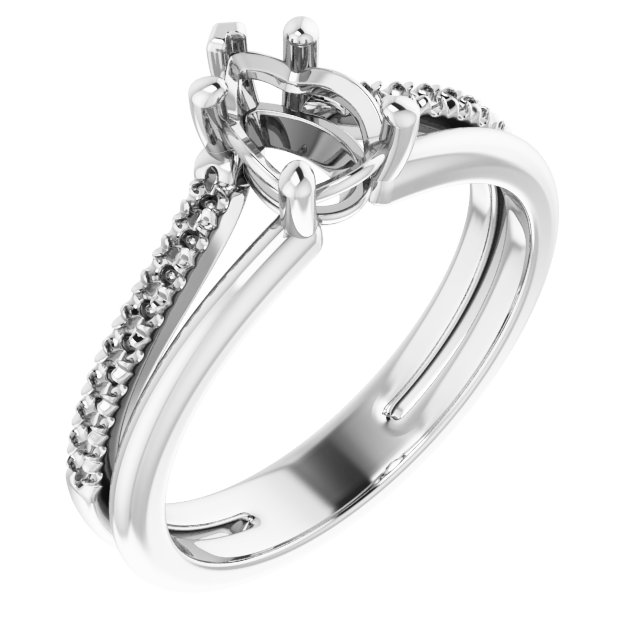 Accented Engagement Ring