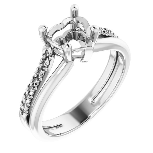Accented Engagement Ring