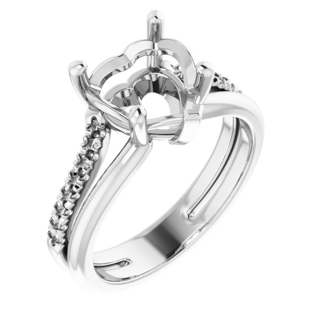 Accented Engagement Ring