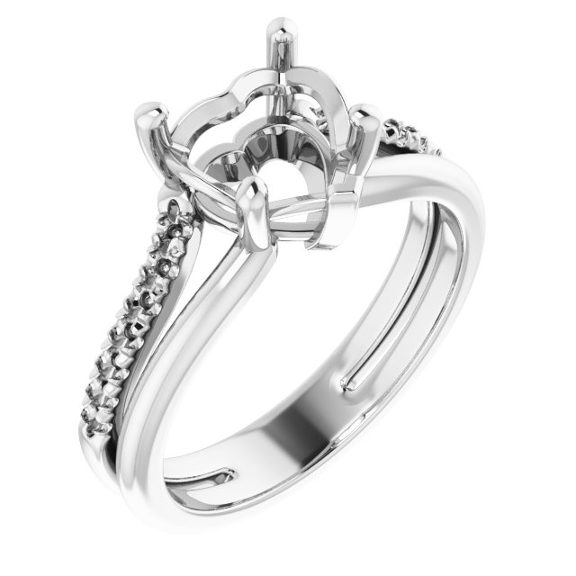 Accented Engagement Ring