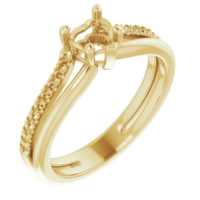 Accented Engagement Ring