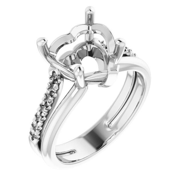 Accented Engagement Ring