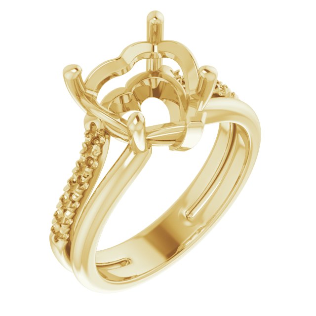 Accented Engagement Ring