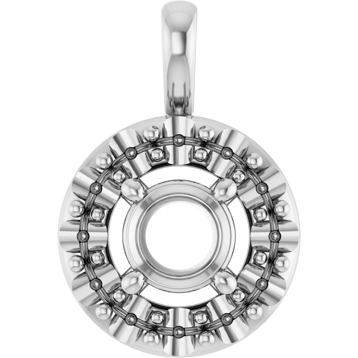 Halo-Style Pendant