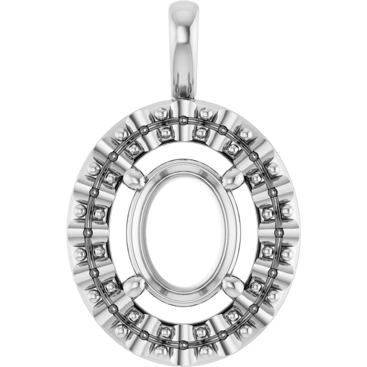 Halo-Style Pendant