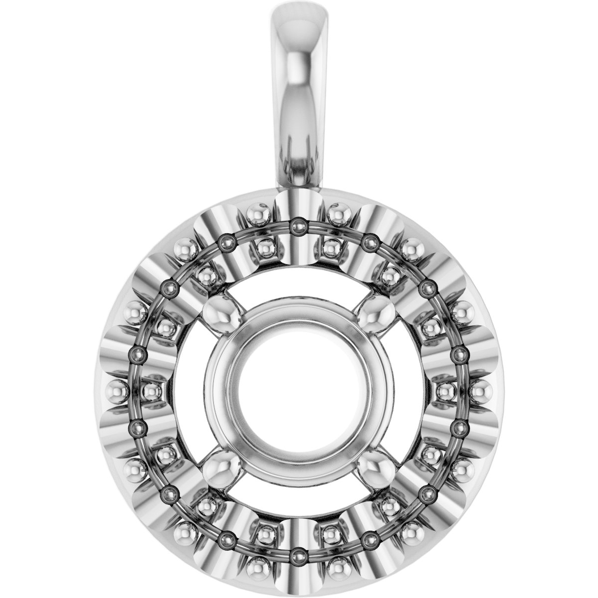 Halo-Style Pendant