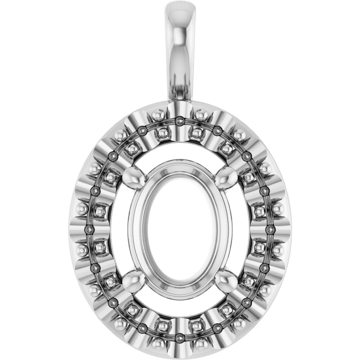 Halo-Style Pendant