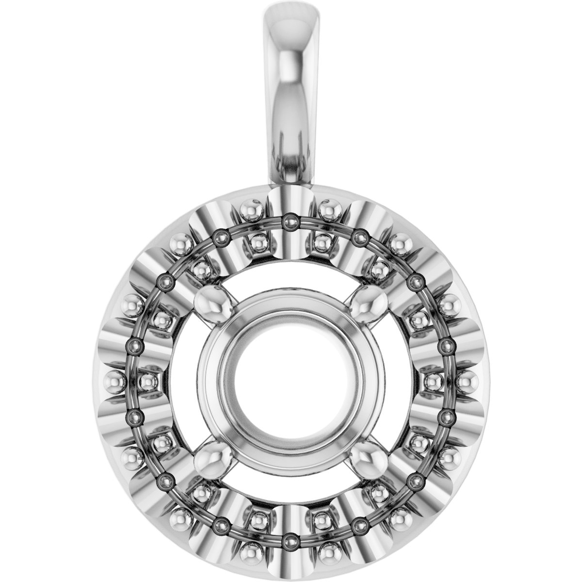 Halo-Style Pendant
