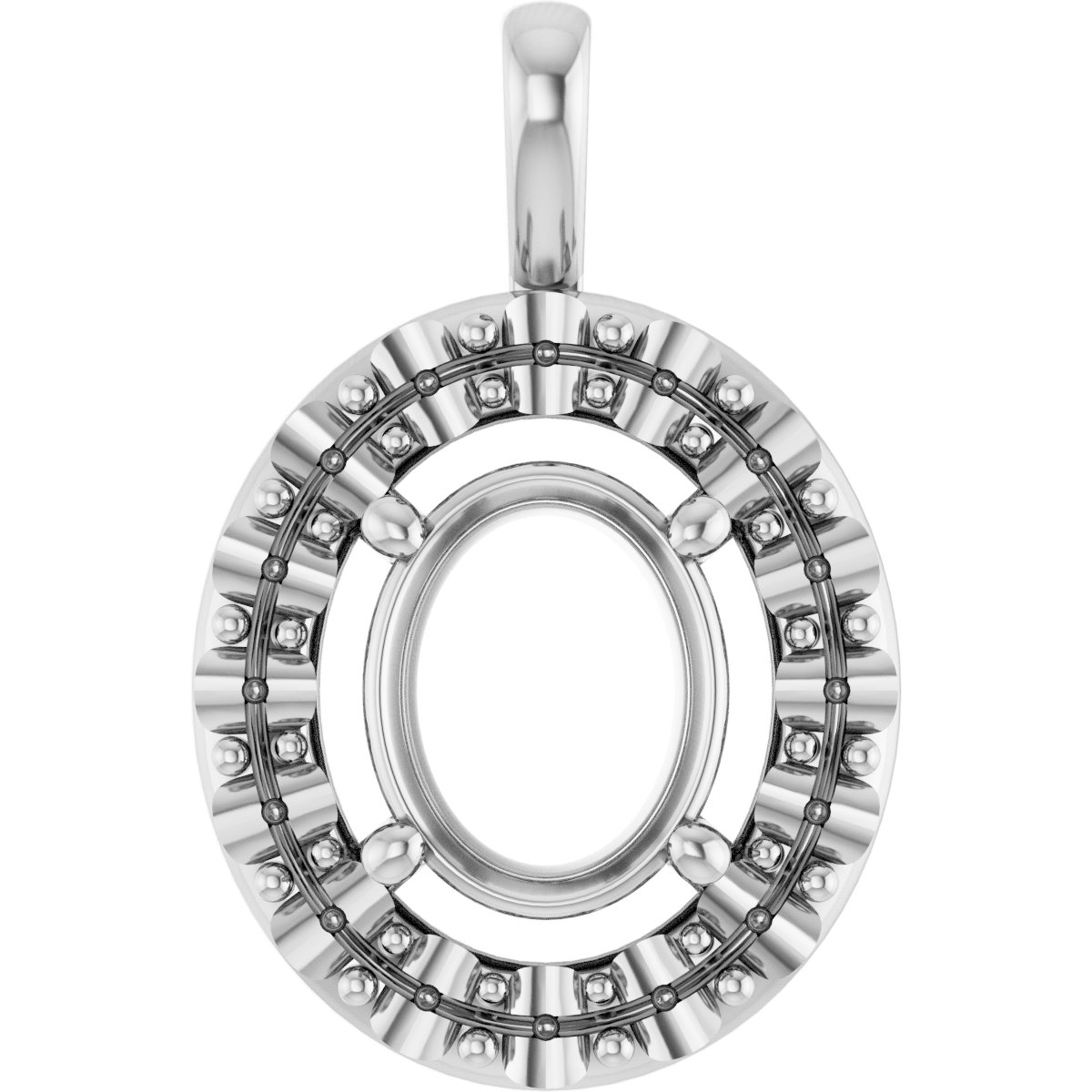 Halo-Style Pendant