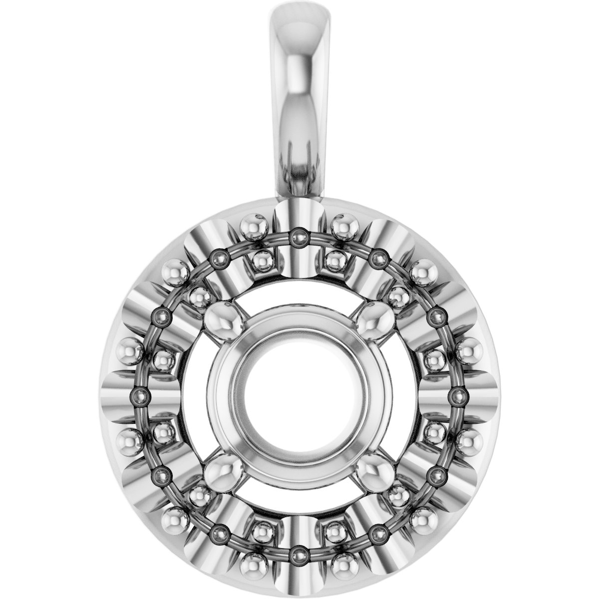Halo-Style Pendant