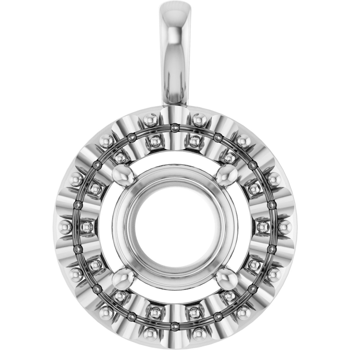 Halo-Style Pendant