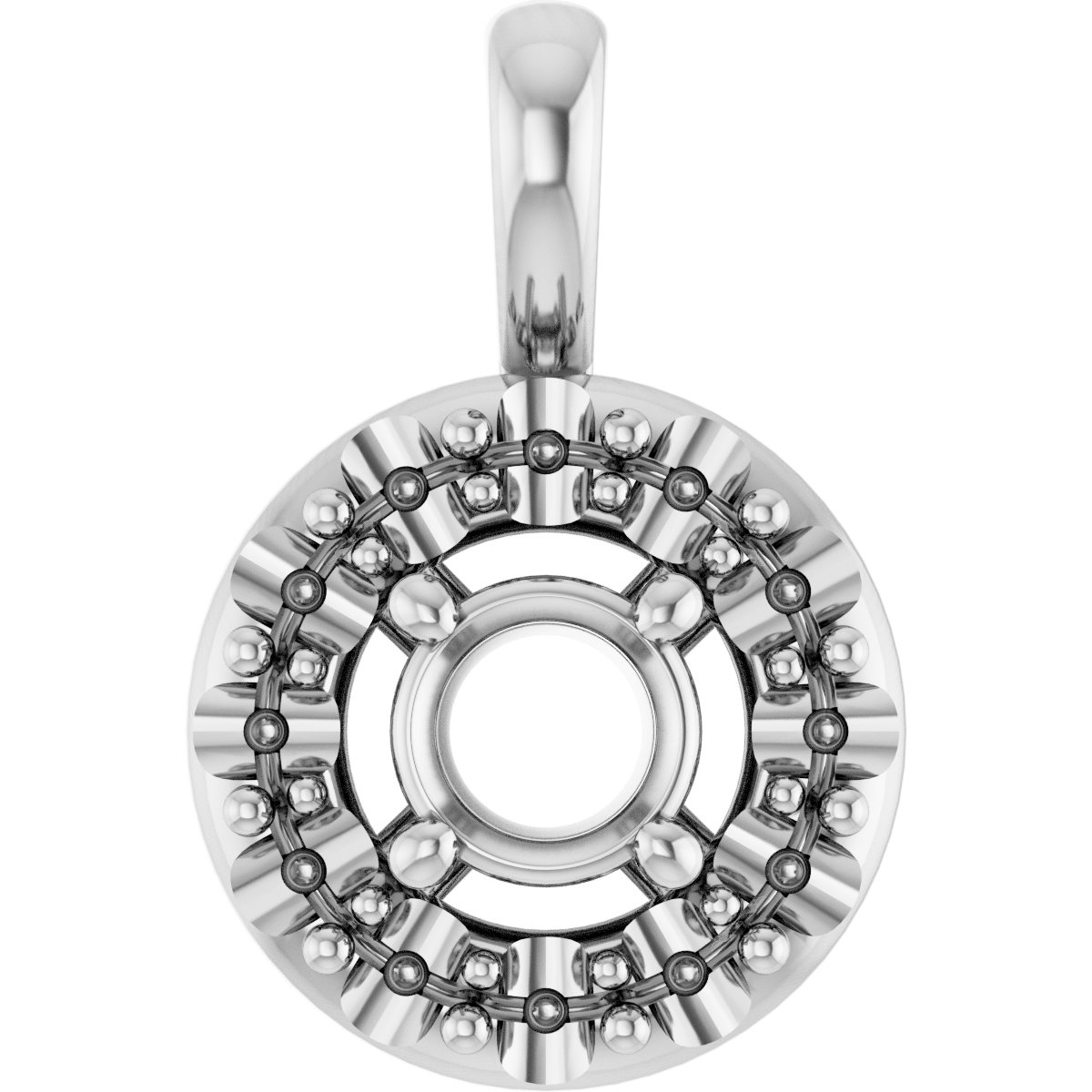 Halo-Style Pendant