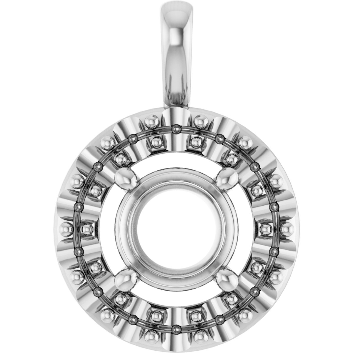 Halo-Style Pendant