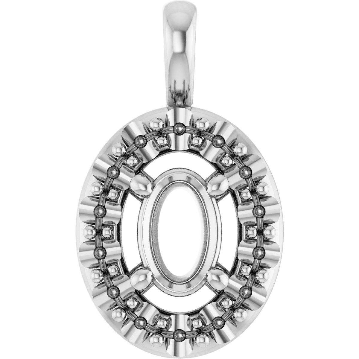 Halo-Style Pendant