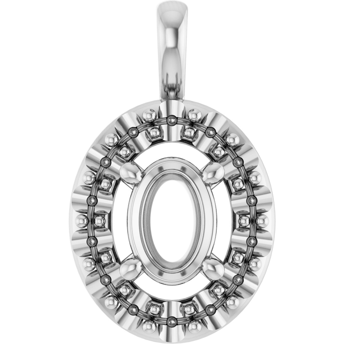 Halo-Style Pendant