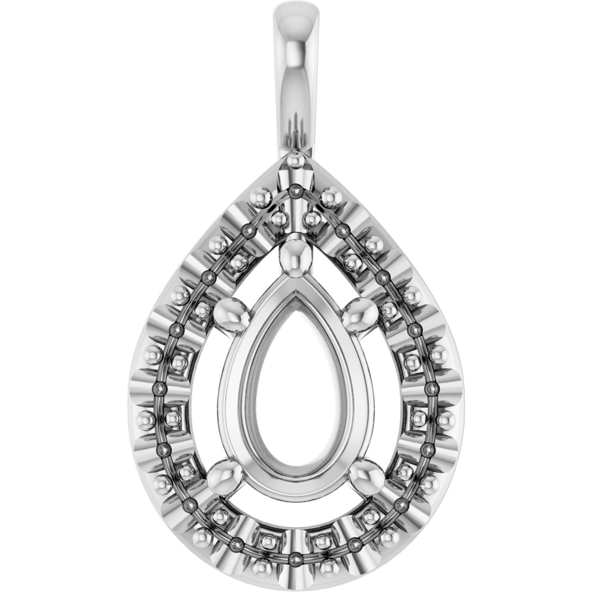 Halo-Style Pendant