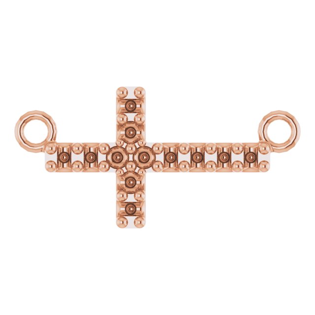 Sideways Cross Necklace or Center