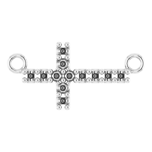 Sideways Cross Necklace or Center