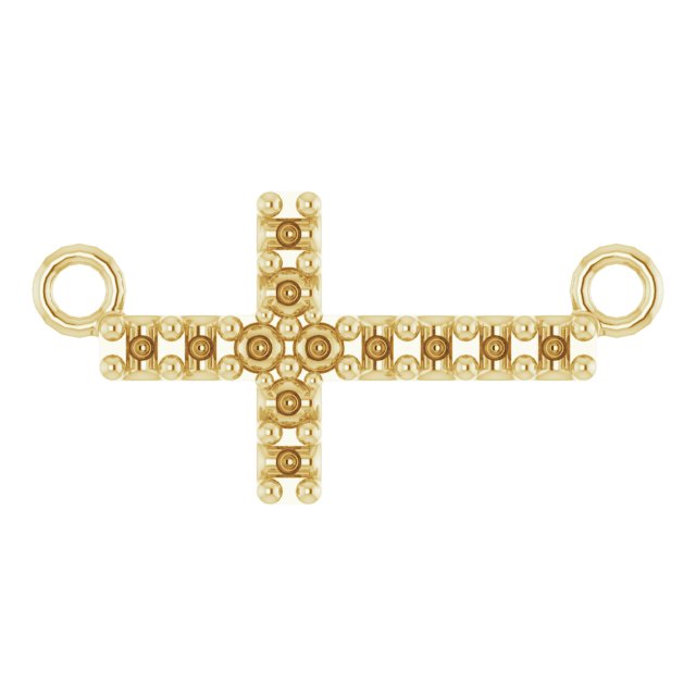 Sideways Cross Necklace or Center