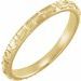 14K Yellow What Would Jesus Do Prayer Ring Size 8