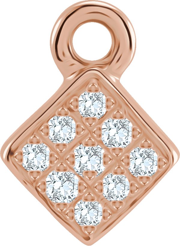 Petite Pavé® Cluster Dangle