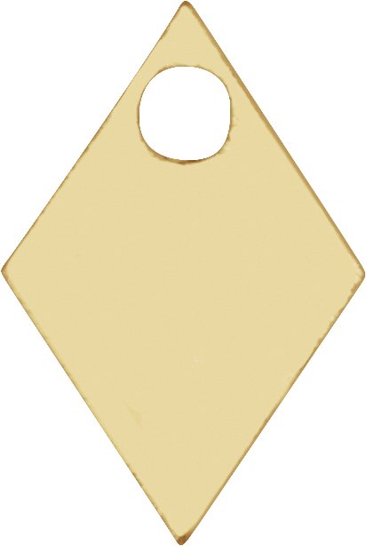 Engraveable Geometric Dangle