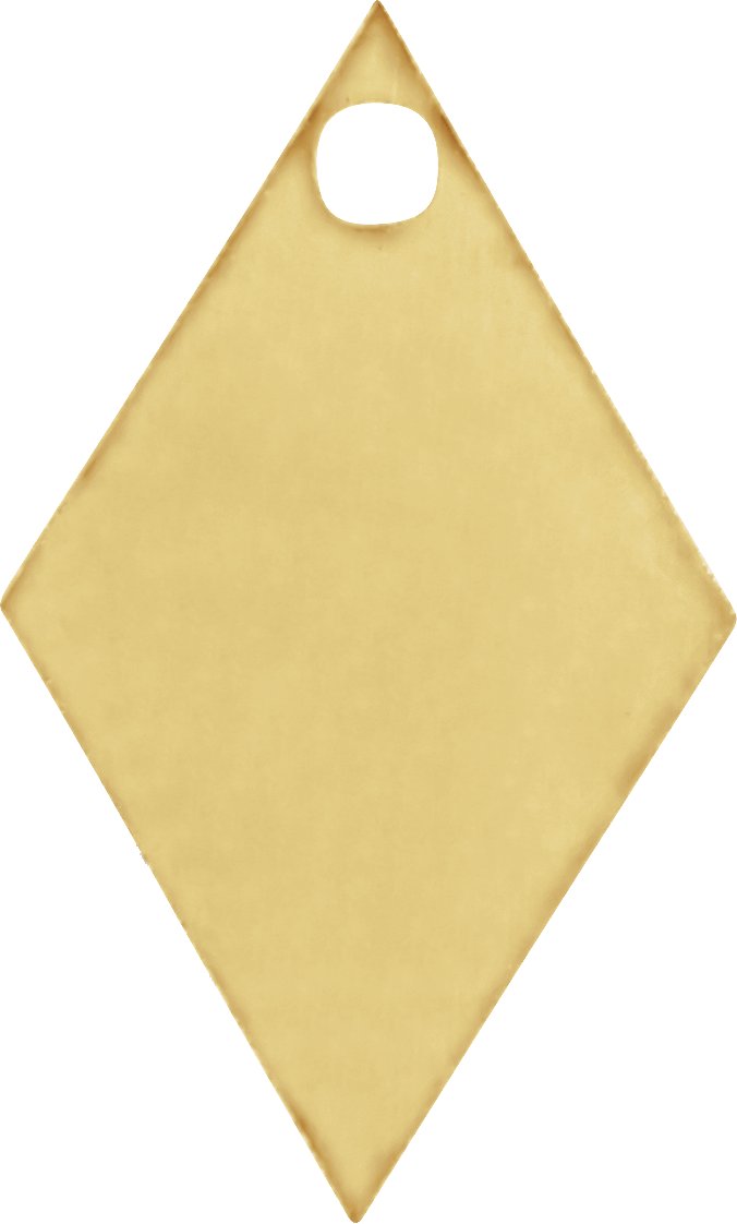 Engraveable Geometric Dangle