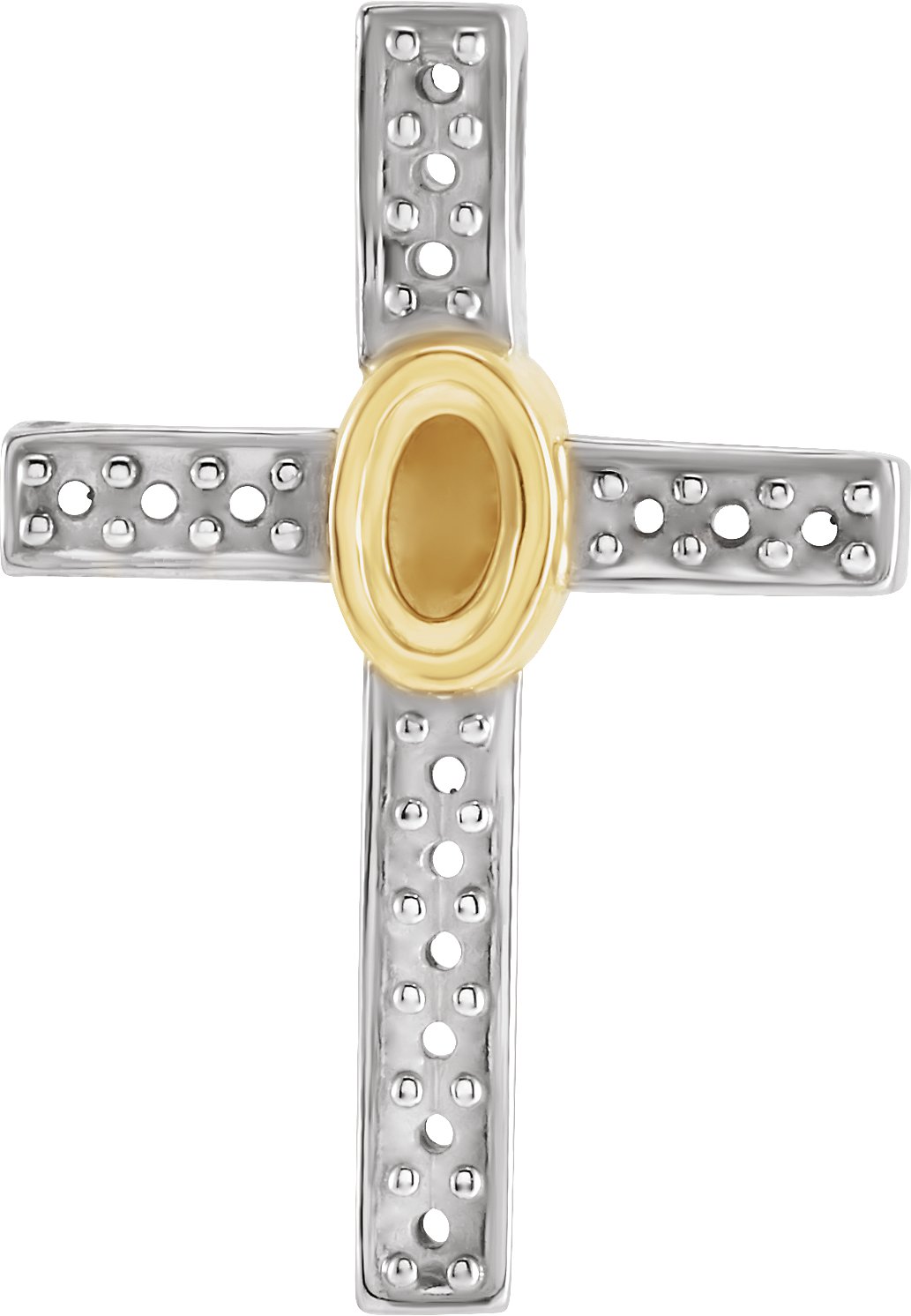 Accented Cross Pendant