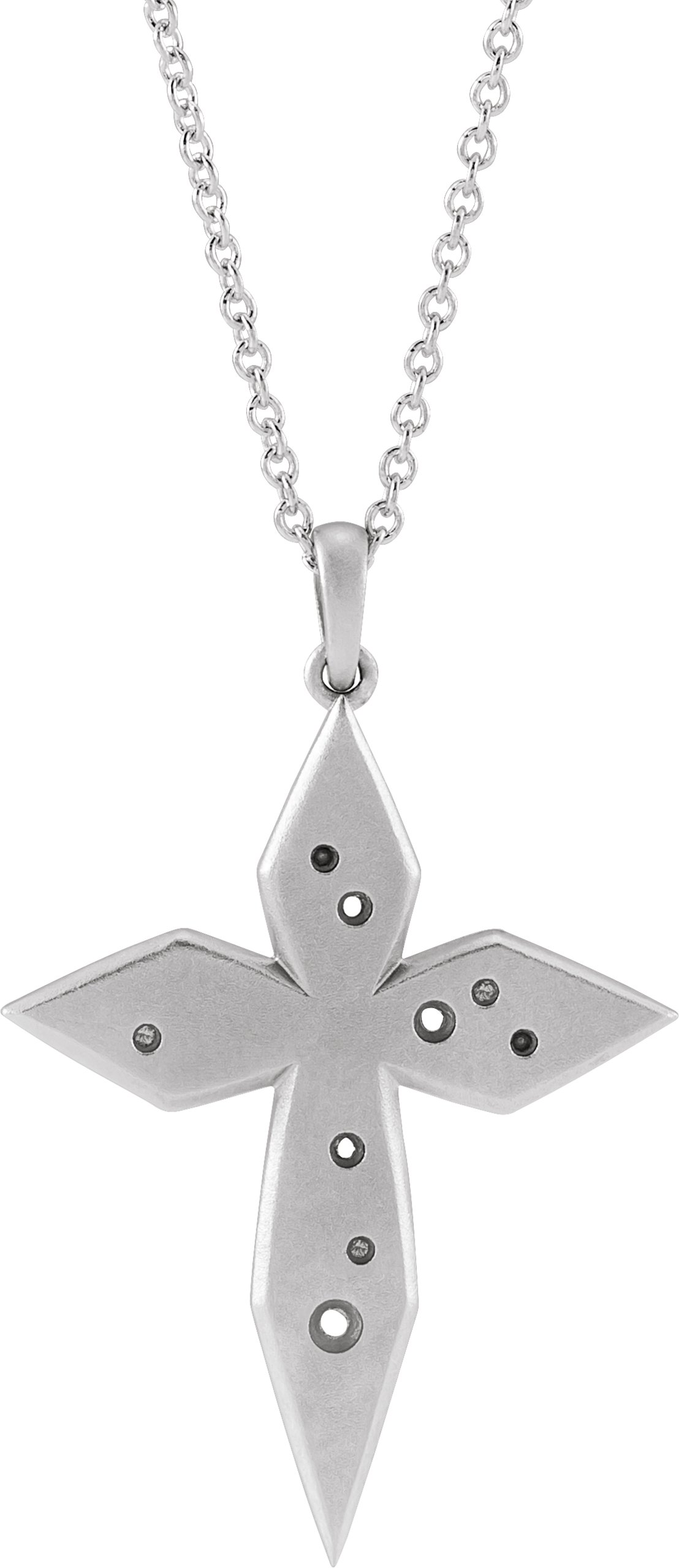 Accented Cross Necklace or Pendant