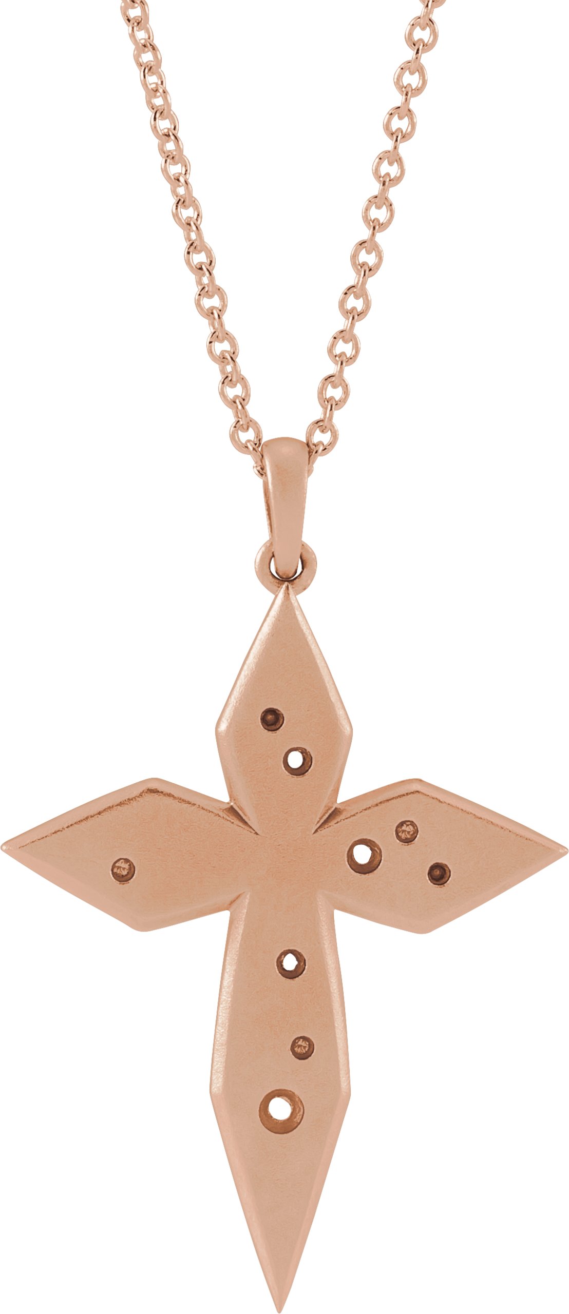 Accented Cross Necklace or Pendant