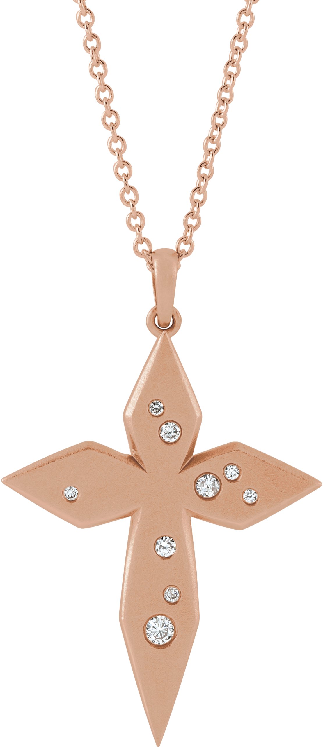 Accented Cross Necklace or Pendant