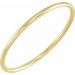 14K Yellow Stackable Ring Size 4