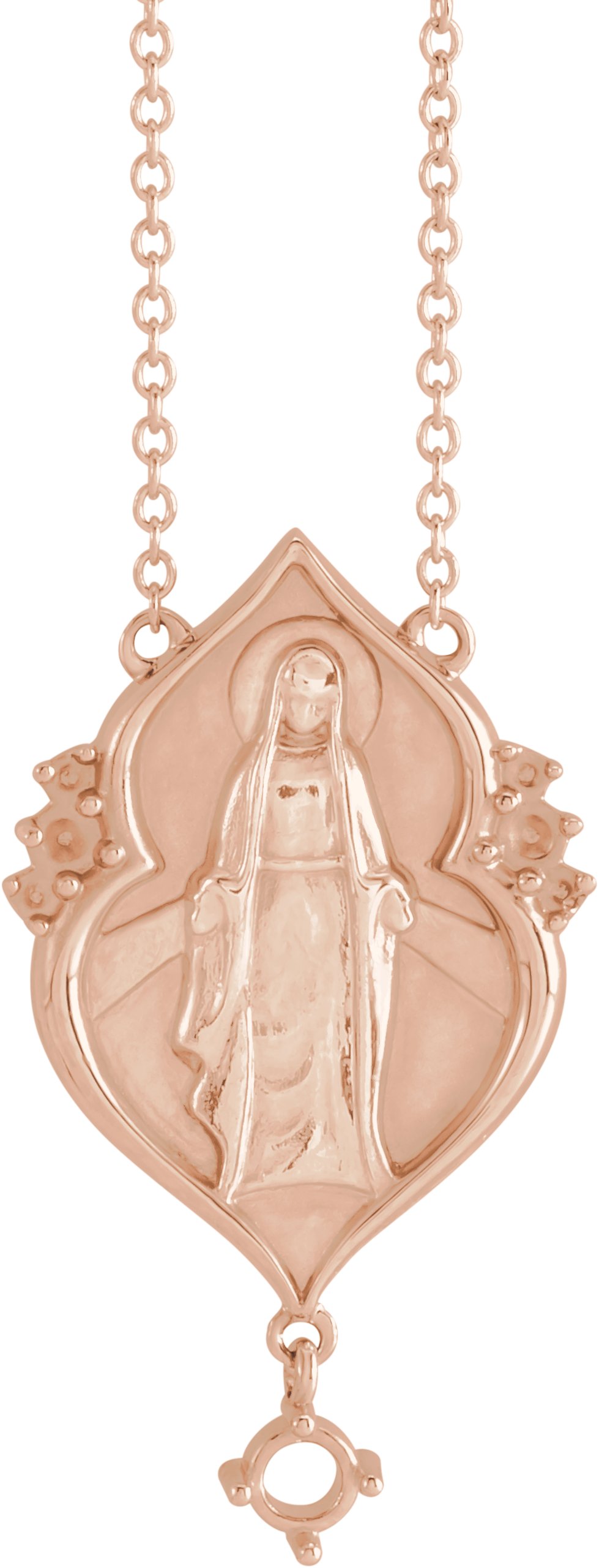 Miraculous Mary Rosary Necklace