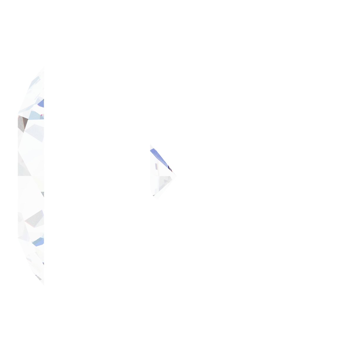 14K White 1/10 CT Natural Diamond Slide Pendant