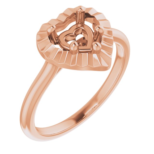 Solitaire Geometric Engagement Ring