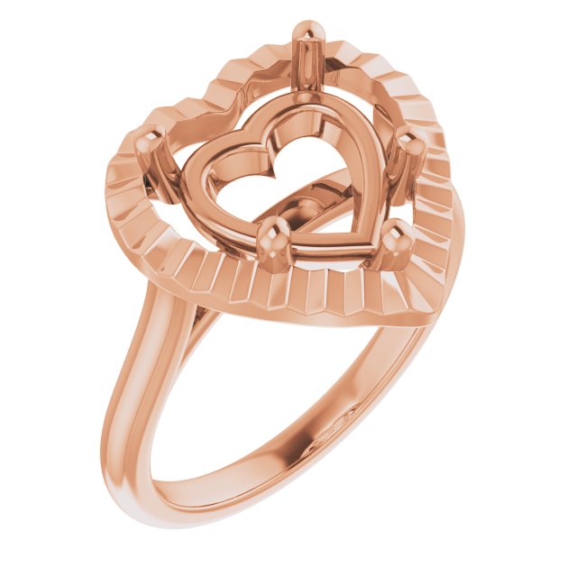 Solitaire Geometric Engagement Ring