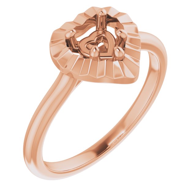 Solitaire Geometric Engagement Ring