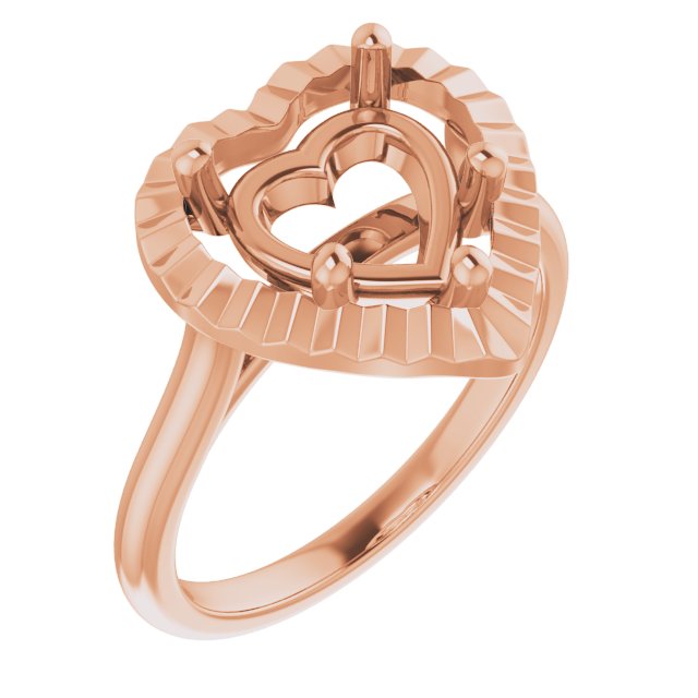 Solitaire Geometric Engagement Ring