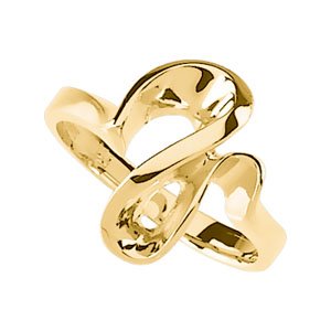 14K Yellow Freeform Ring