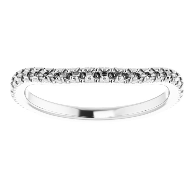 Band Mounting for 8x6 mm Pear Ring view 3