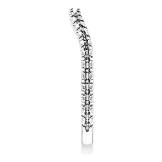 Band Mounting for 8x6 mm Pear Ring view 4
