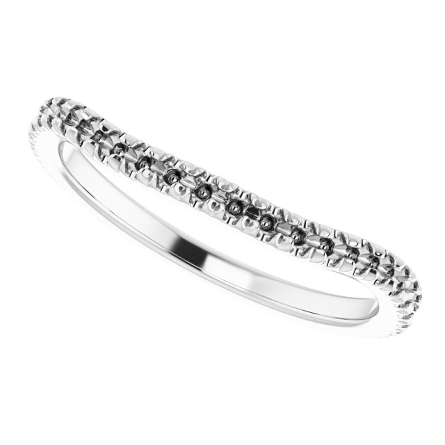 Band Mounting for 8x6 mm Pear Ring view 5