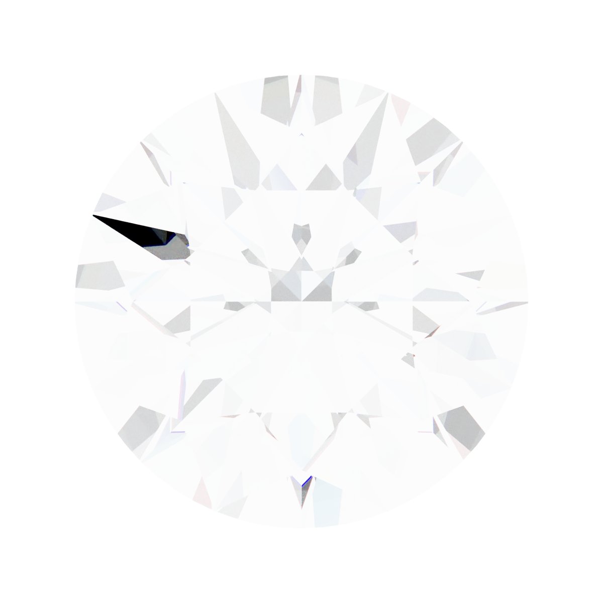 Round Bezel-Set Slide Pendant