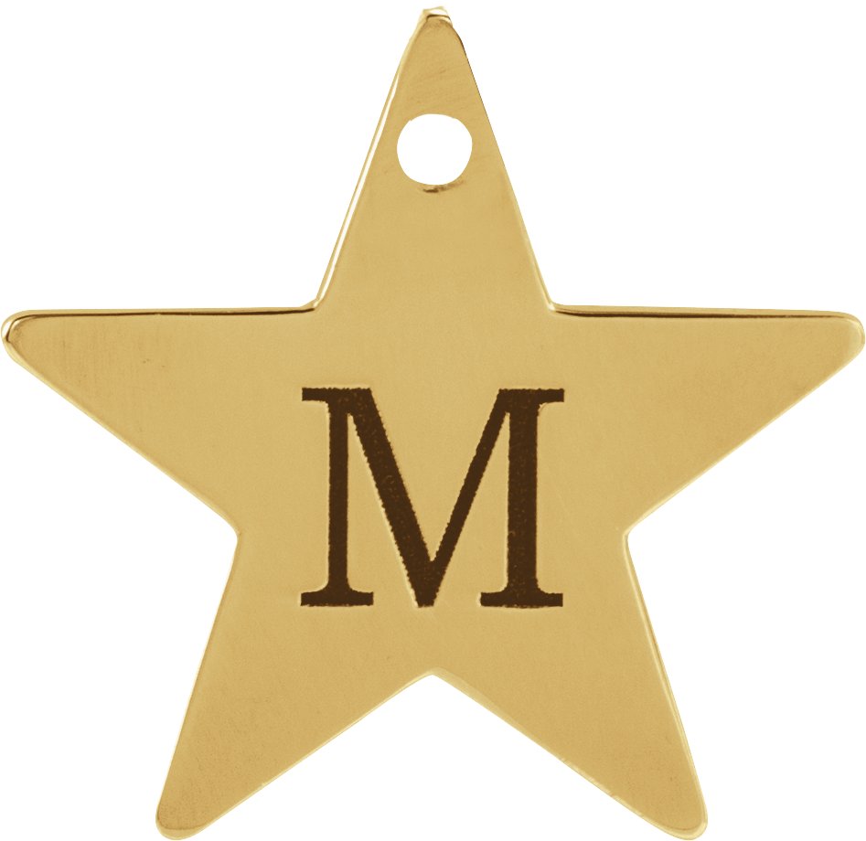 Engravable Star Dangle