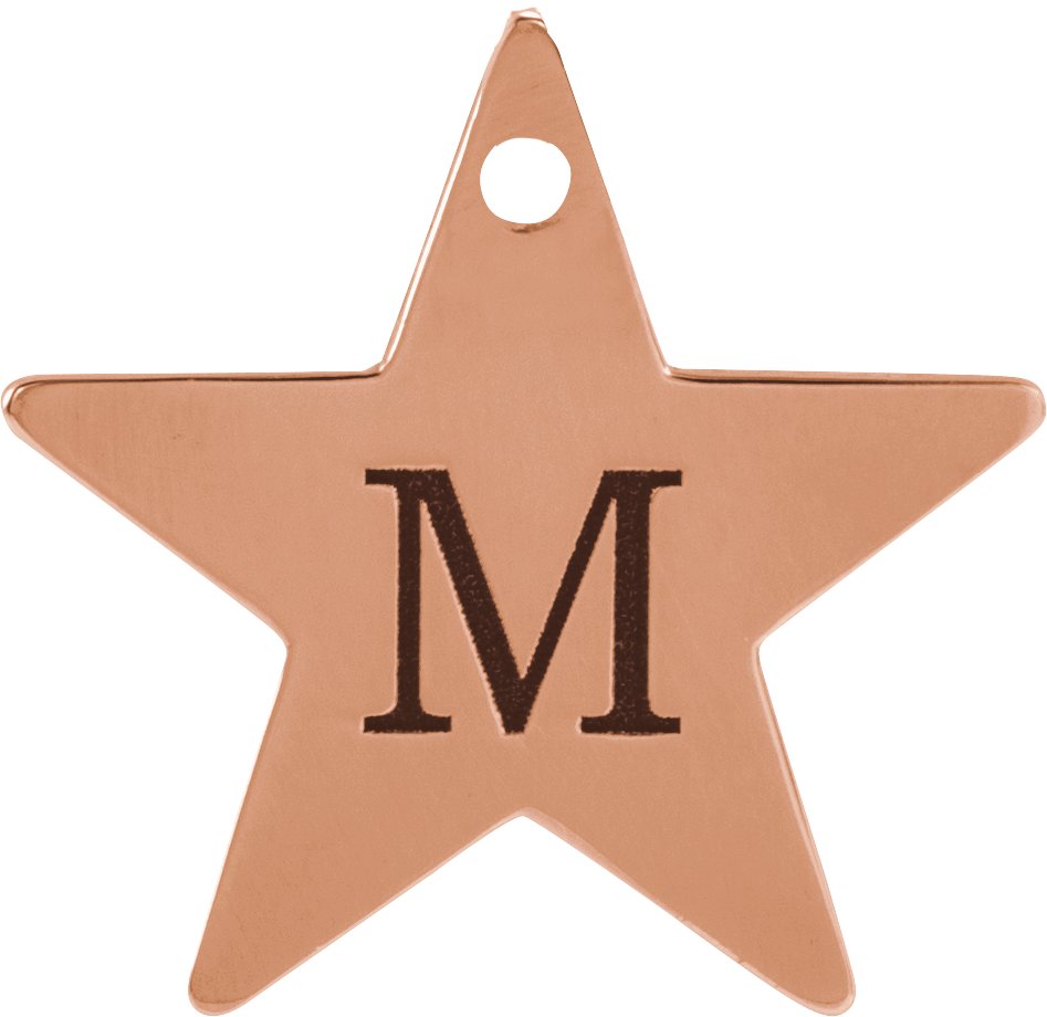 Engravable Star Dangle