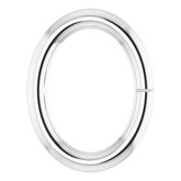 14K White 3.2x2.5 mm ID Oval Jump Ring