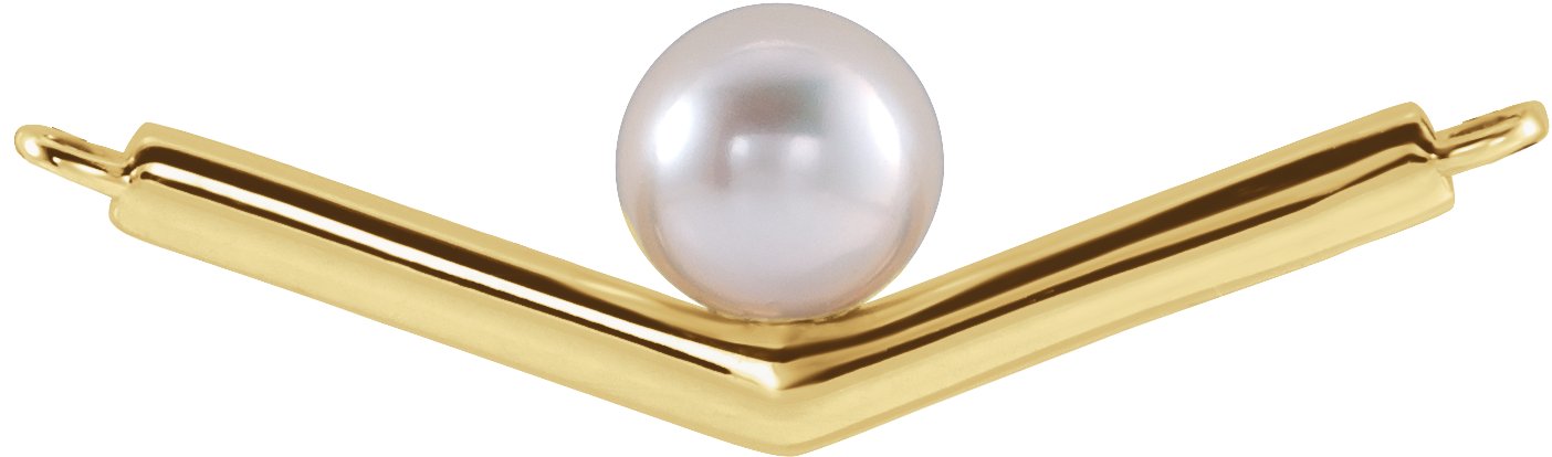 Pearl V Necklace or Center