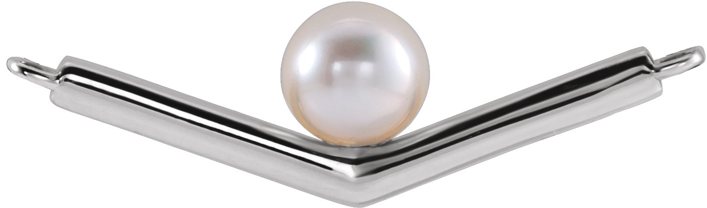 Pearl V Necklace or Center