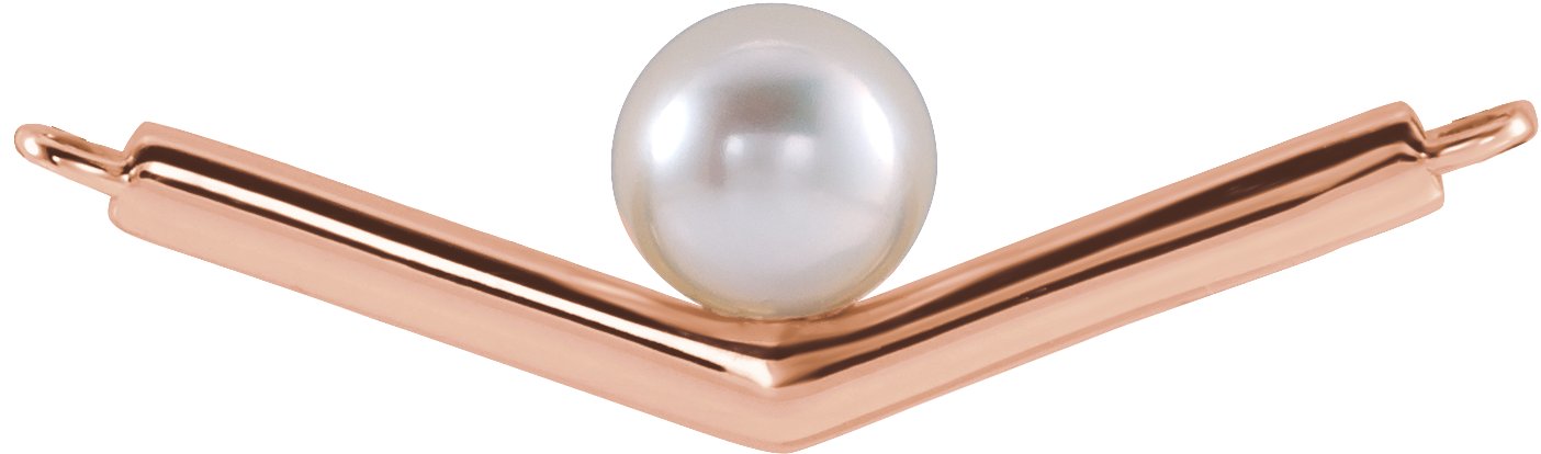 Pearl V Necklace or Center