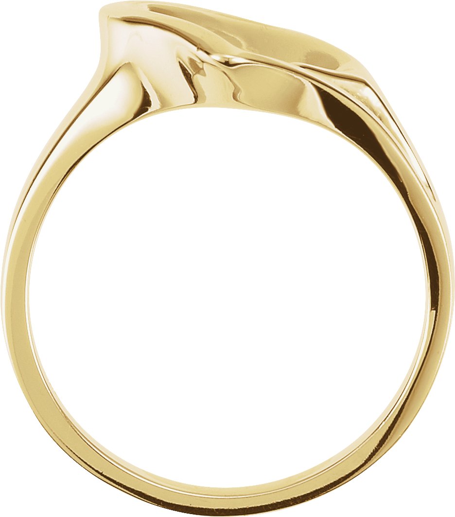 14K Yellow Freeform Ring